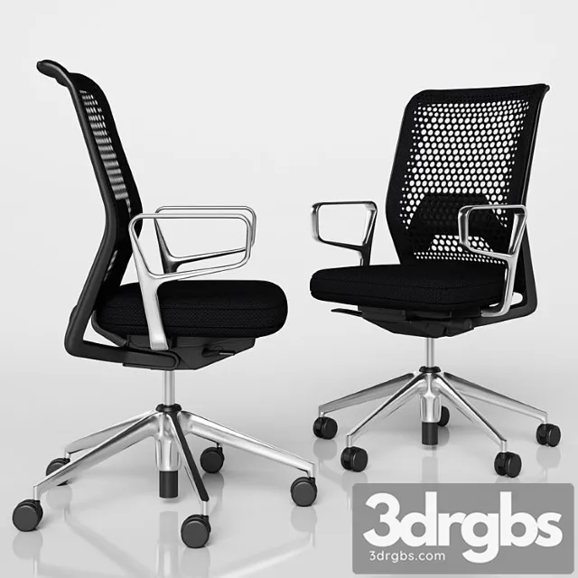 Vitra Id Mesh Swivel Chair By Antonio Citterio 3D Model Download