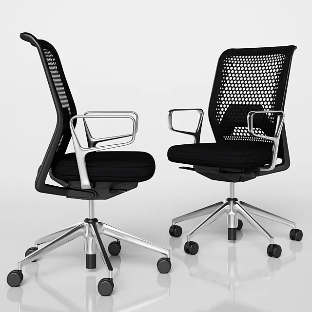 Vitra ID Mesh Swivel Chair by Antonio Citterio 3D Model Vitra ID Mesh Swivel Chair by Antonio Citterio 3D Model