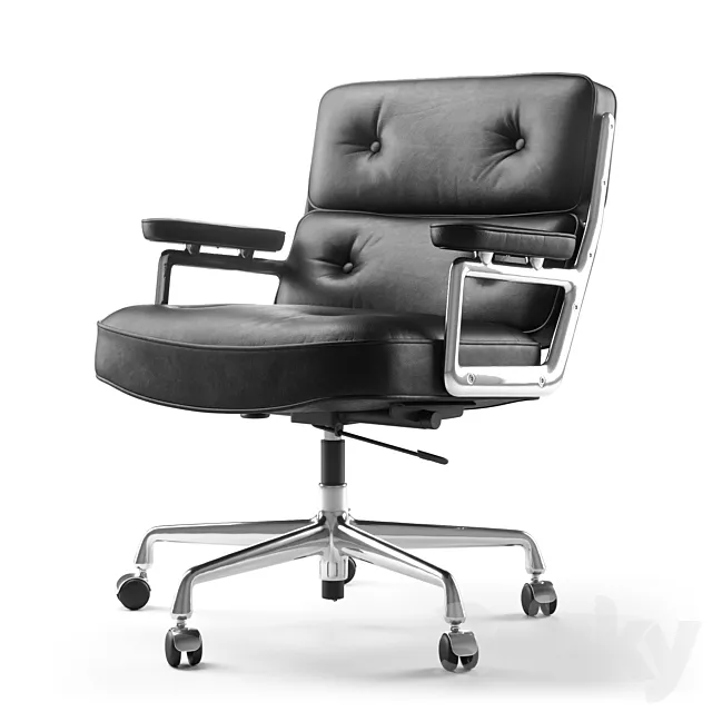 Vitra Lobby armchair 3D Model Vitra Lobby armchair 3D Model