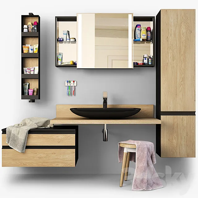 Vitra Memoria Black 3D Model Vitra Memoria Black 3D Model