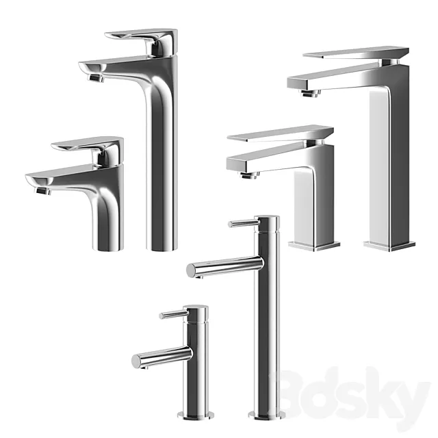 vitra Origin Brava X line mixers 3D Model