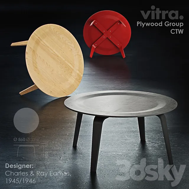 Vitra. Plywood Group – CTW 3DModel