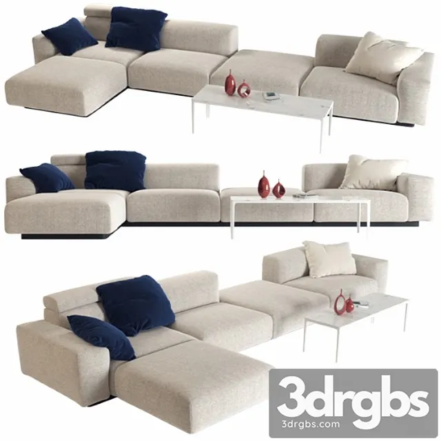 Vitra soft modular sofa (vray ggx) 2 3D Model Download Vitra soft modular sofa (vray ggx) 2 3D Model Download
