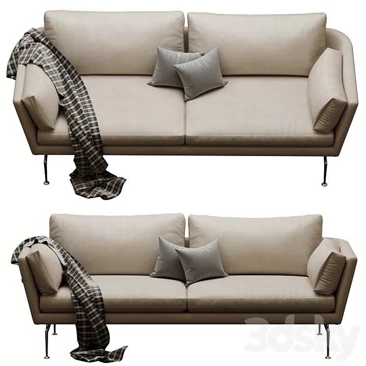 Vitra suita sofa 3D Model Vitra suita sofa 3D Model