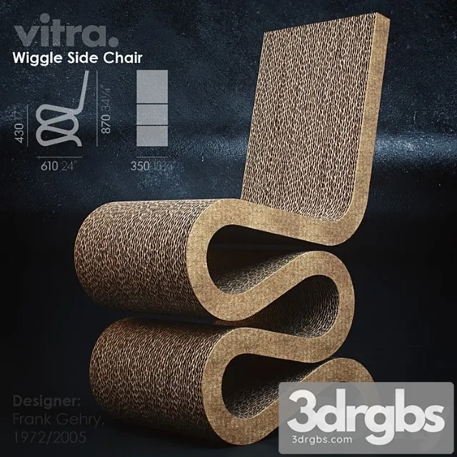 Vitra Wiggle Side Chair 3D Model Download Vitra Wiggle Side Chair 3D Model Download