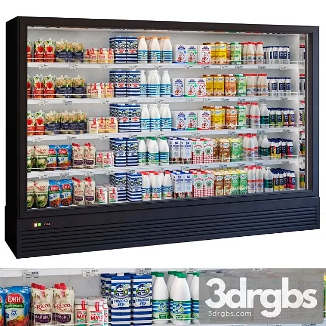 Vitrina 042 Moloko 3D Model Download