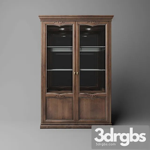 Vitrina Dvukhdviernaia Camelgroup Traditional Nostalgia Day 3D Model Download