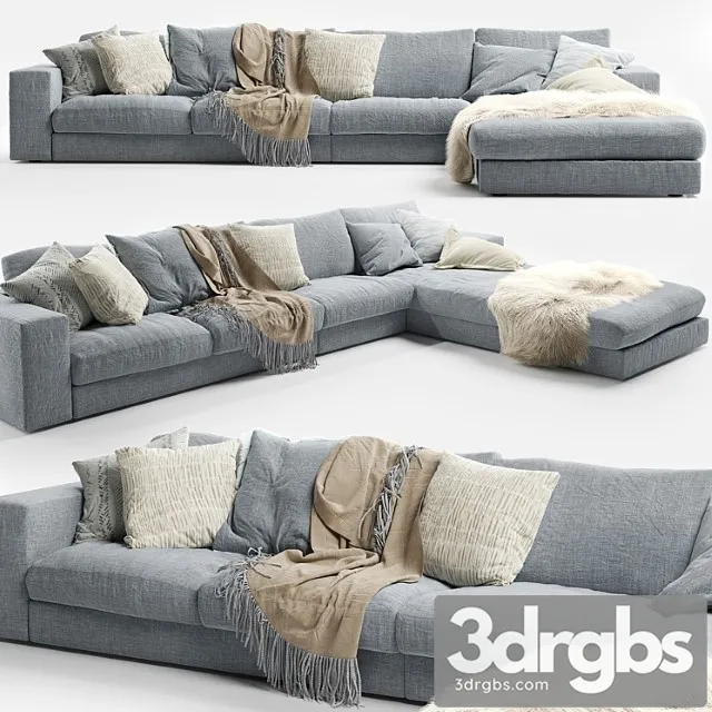 Vittoria charlie sofa 2 2 3D Model Download Vittoria charlie sofa 2 2 3D Model Download