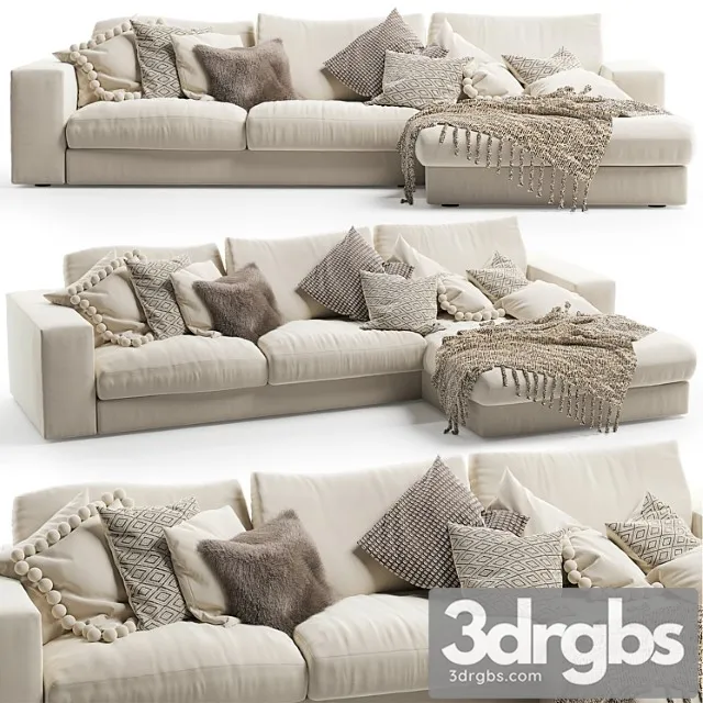 Vittoria charlie sofa 2 3D Model Download Vittoria charlie sofa 2 3D Model Download