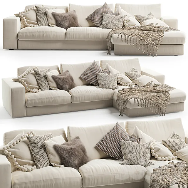 Vittoria charlie sofa 3D Model