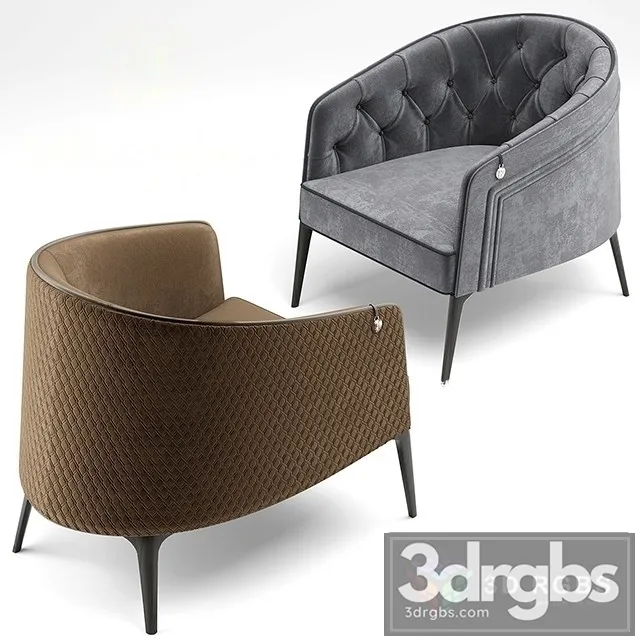 Vittoria Frigerio Armchair 3D Model Download Vittoria Frigerio Armchair 3D Model Download