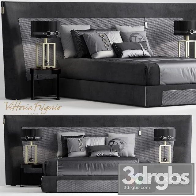Vittoria Frigerio Duse Bed 3D Model Download