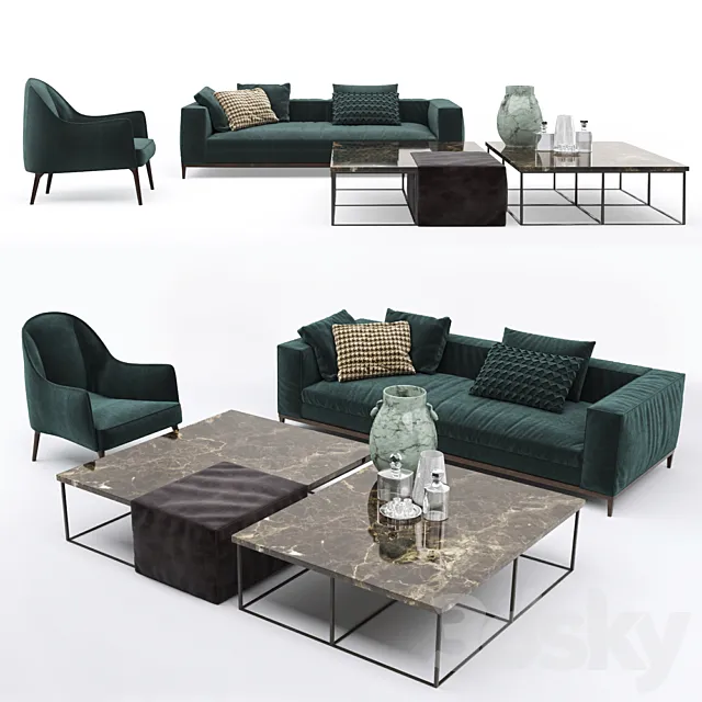 Vittoria Frigerio set 3D Model Vittoria Frigerio set 3D Model