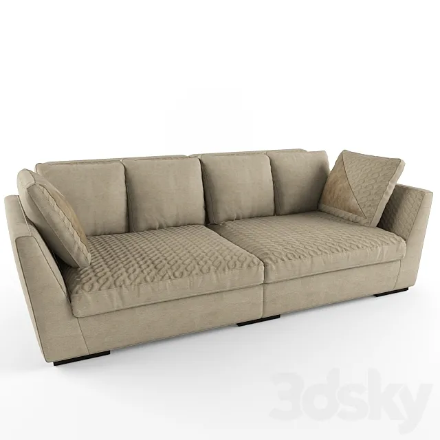 Vittoria Frigerio Visconti Sofa 3D Model Vittoria Frigerio Visconti Sofa 3D Model