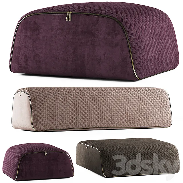 vittoriafrigerio Cini pouf 3D Model