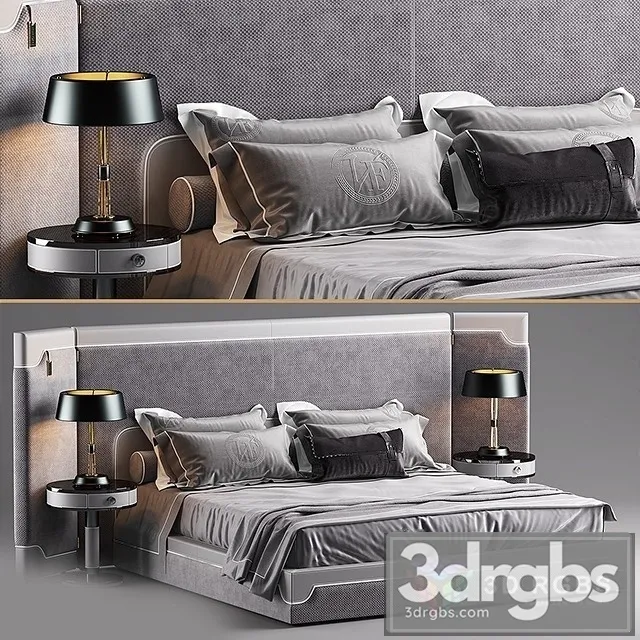 Vittoriafrigerio Corio Bed 3D Model Download