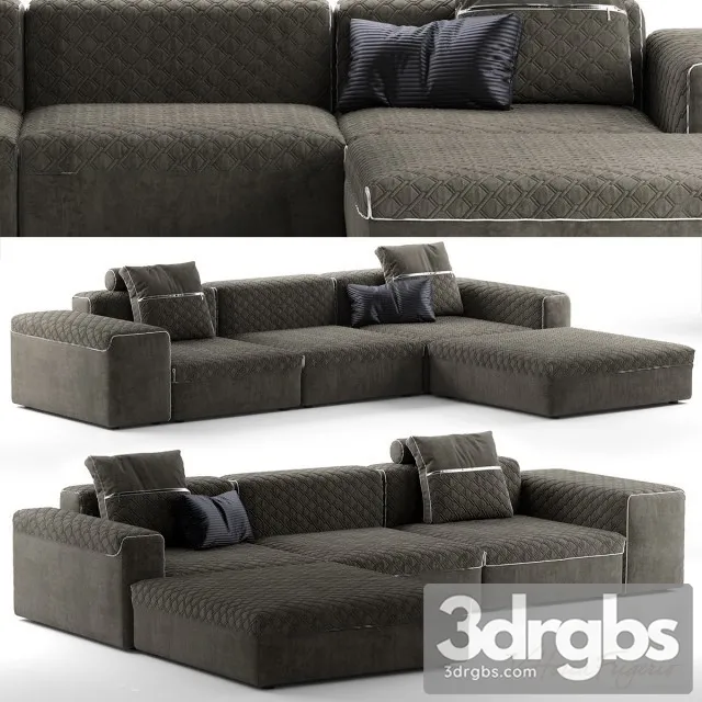 Vittoriafrigerio Sforza Sofa 3D Model Download Vittoriafrigerio Sforza Sofa 3D Model Download