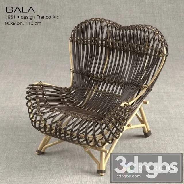 Vittorio Bonacina Gala Chair 3D Model Download Vittorio Bonacina Gala Chair 3D Model Download