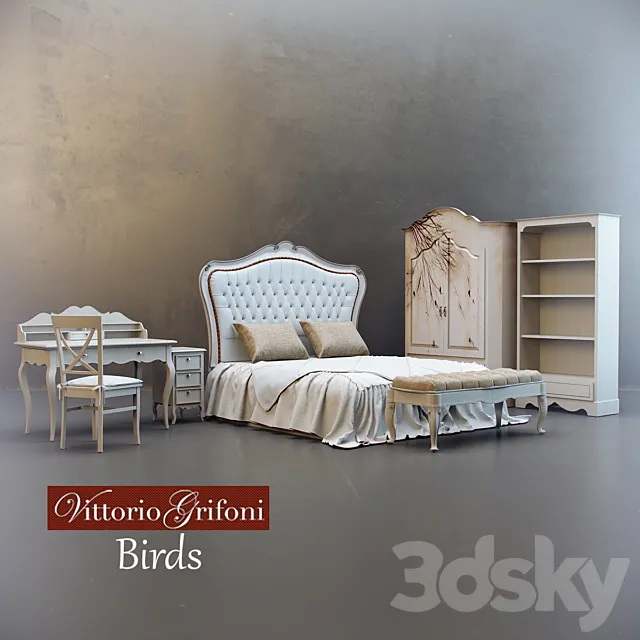 Vittorio Grifoni set “birds” 3DModel Vittorio Grifoni set “birds” 3DModel