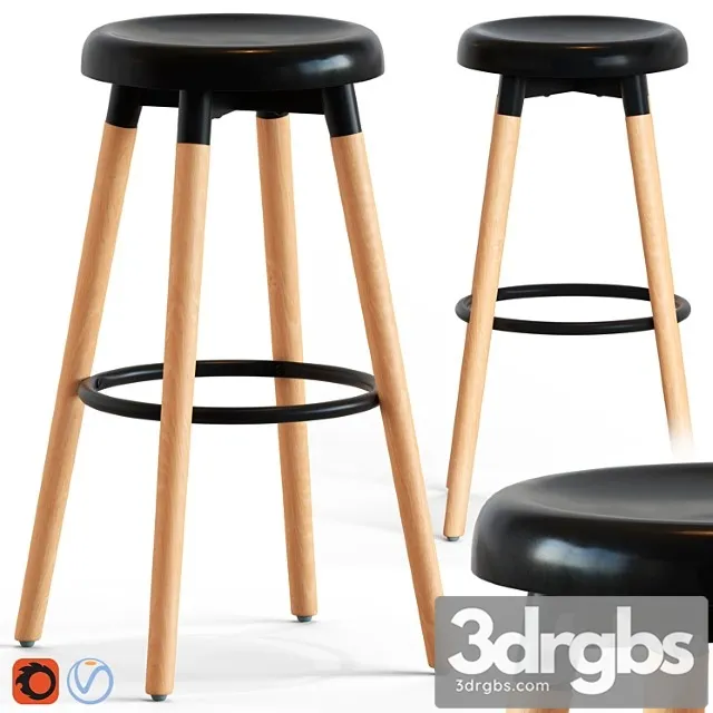 Viva bar stool 2 3D Model Download Viva bar stool 2 3D Model Download