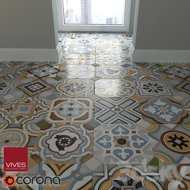 Vives Octogono 3DModel Vives Octogono 3DModel