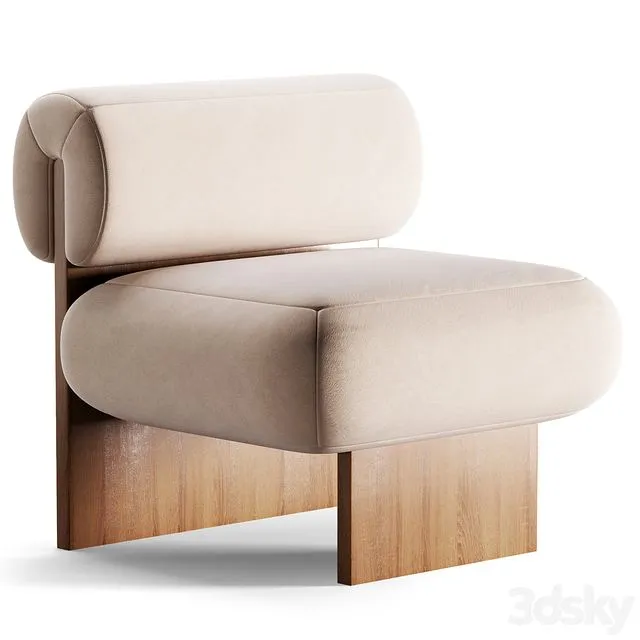 Vivre lounge chair 3D Model