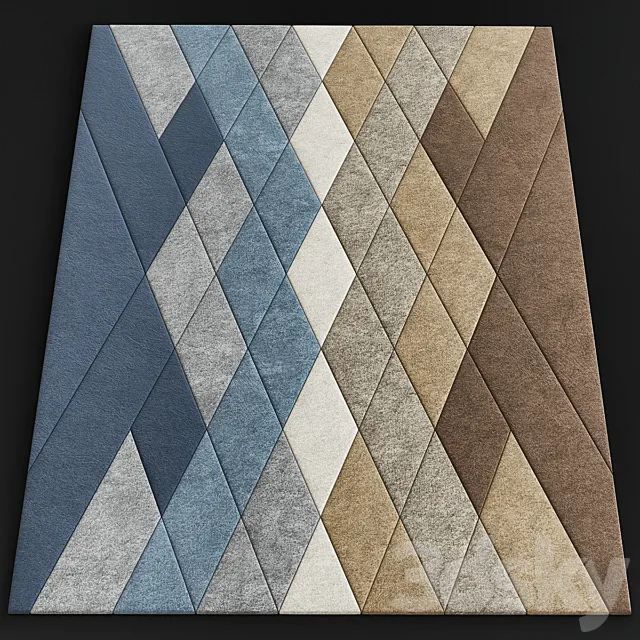 Vivus rug from BoConcept (low poly) 3DModel Vivus rug from BoConcept (low poly) 3DModel
