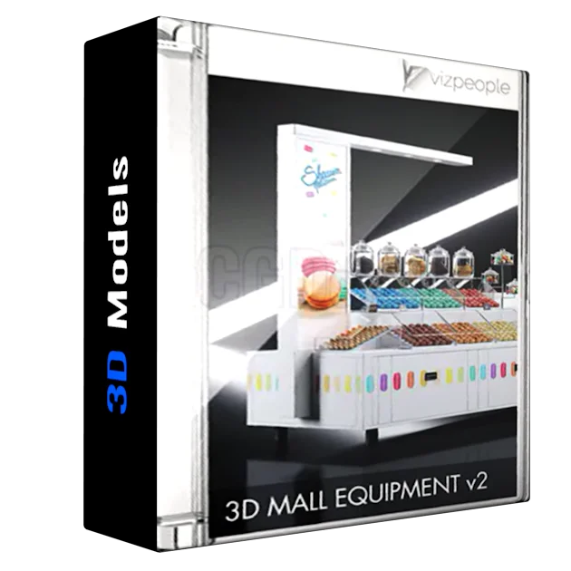 Viz-People – 3D Mall Equipment v2 Viz-People – 3D Mall Equipment v2