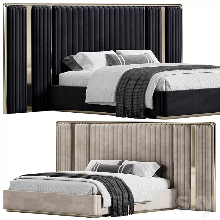 Vizyon bed by Evmoda 3D Model Free Download