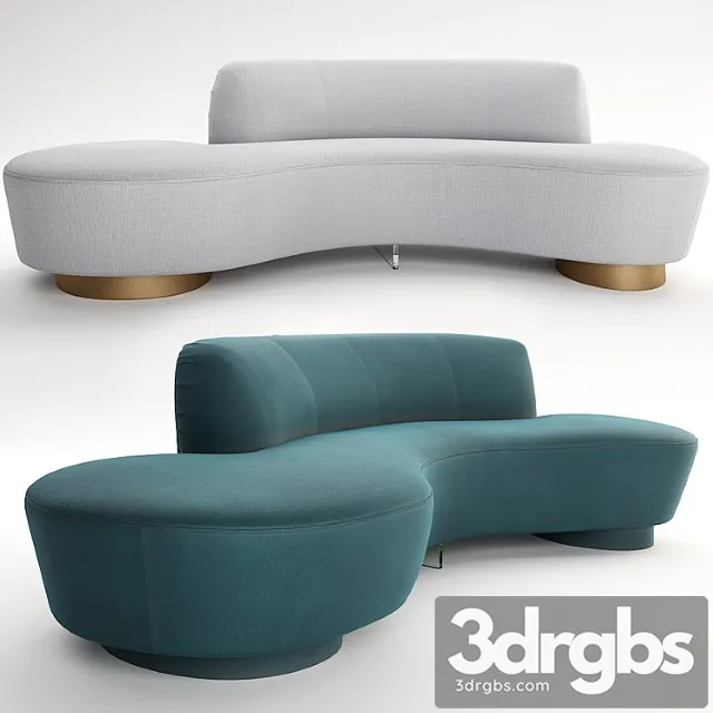 Vladimir kagan shorty sofa 2 3D Model Download Vladimir kagan shorty sofa 2 3D Model Download