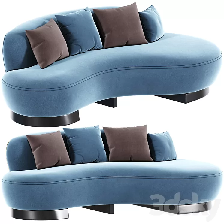 Vladimir Kagan Sofa 3D Model Vladimir Kagan Sofa 3D Model