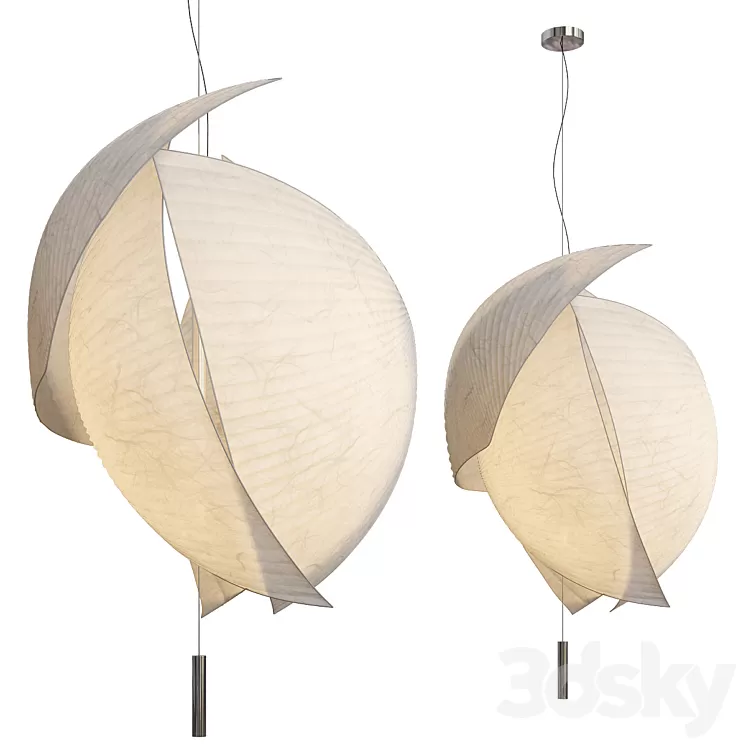 VOILES – Suspended lights from GROK 3D Model Free Download