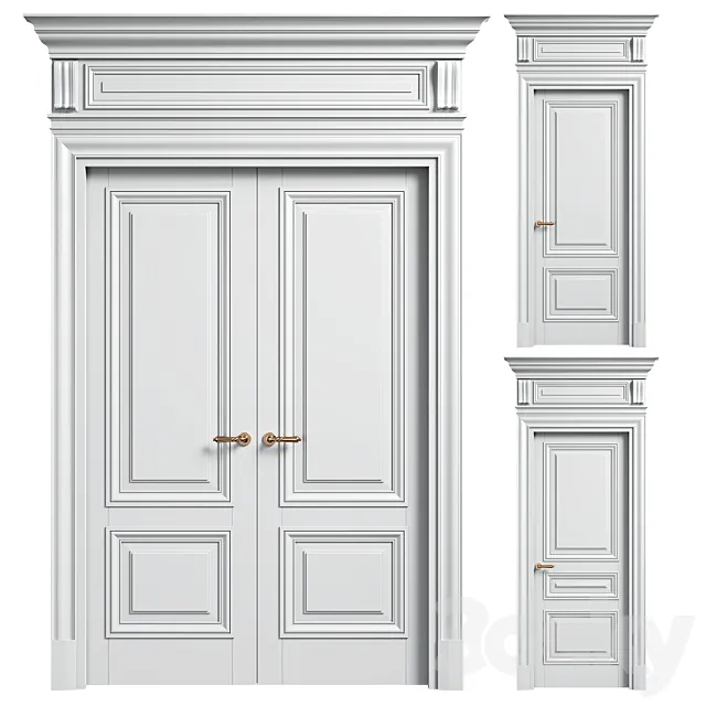 Volhovec doors ANTIQUE 3D Model