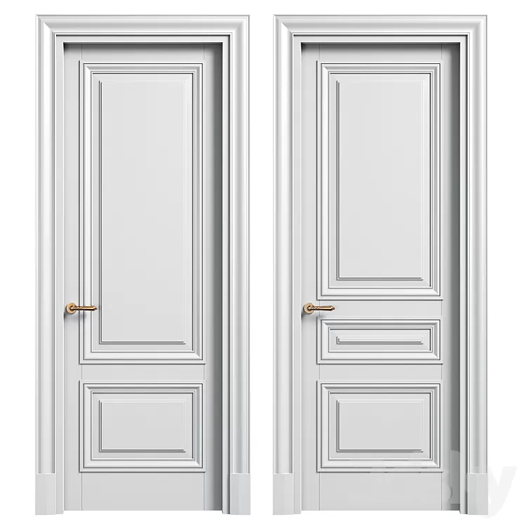 Volhovec doors ANTIQUE 3D Model Free Download