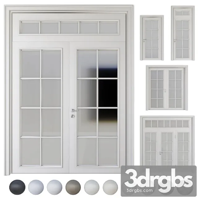 Volhovec Doors Collection Paris Set 3 3D Model Download