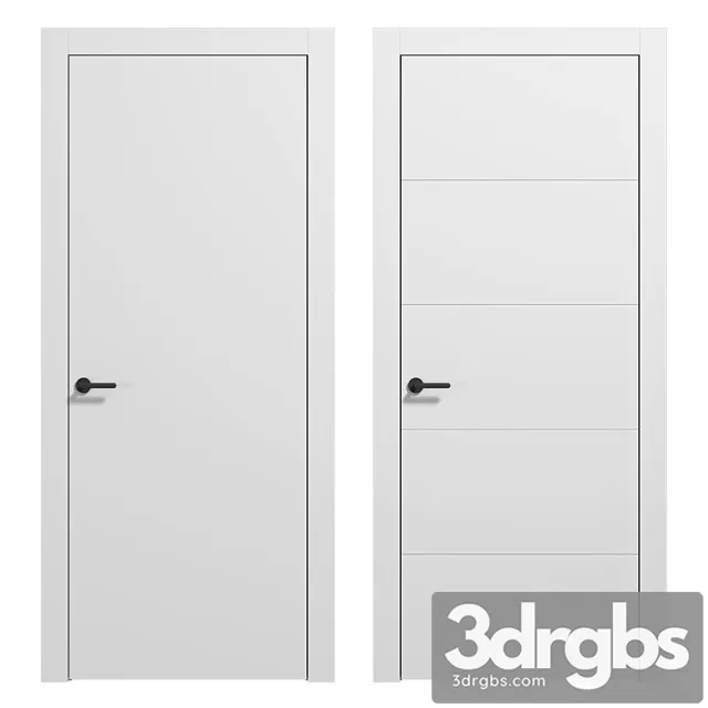 Volhovec Linea Set 1 Doors 3D Model Download
