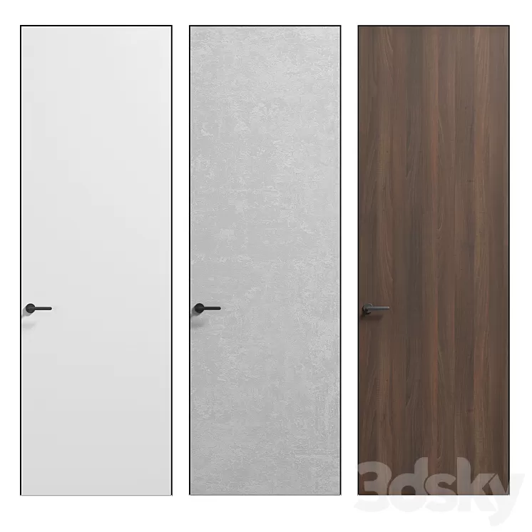 Volhovec PLANUM PRO doors 3D Model Free Download