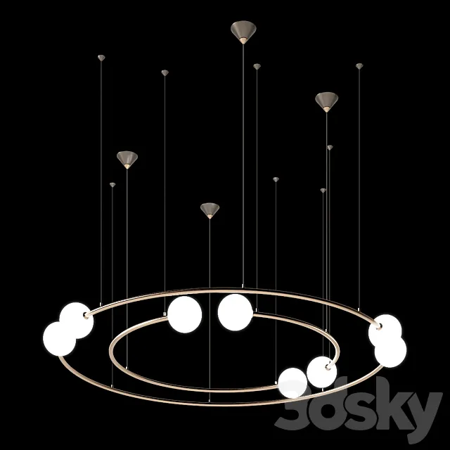 Volker Haug Studio ODDMENTS DUAL pendant lamp 3D Model
