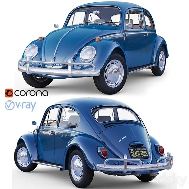 Volkswagen 1200 3D Model