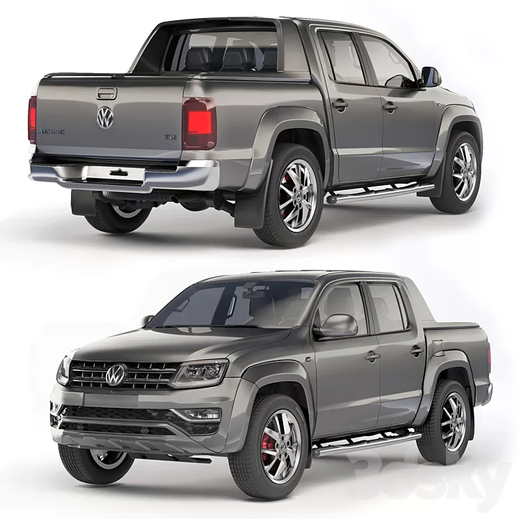 Volkswagen Amarok 2019 3D Model Free Download