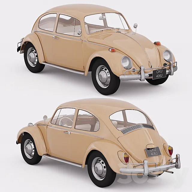 Volkswagen Beetle 1300 3DModel