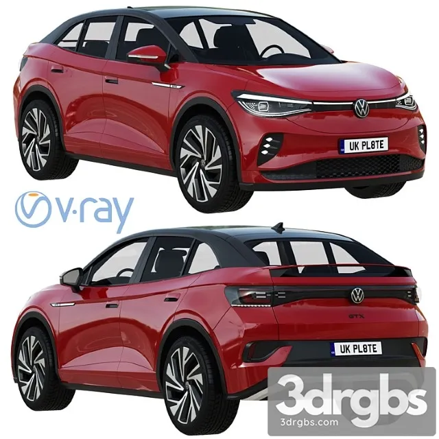 Volkswagen id5 gtx 2022 3D Model Download