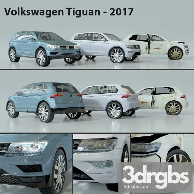 Volkswagen-tiguan 2017 3D Model Download