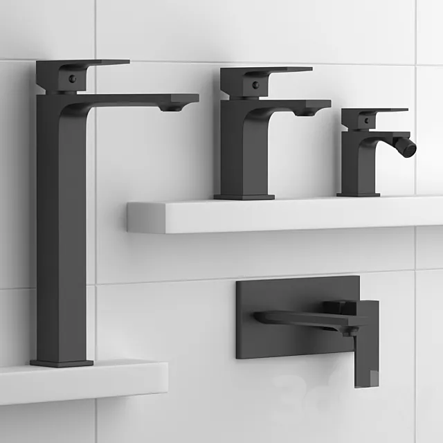 Volle De La Noche faucet set 3D Model