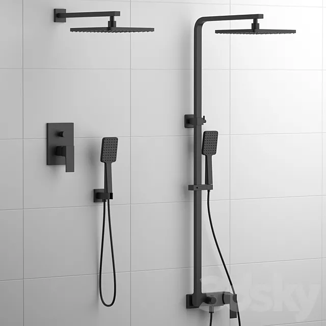Volle De La Noche shower set 3DModel