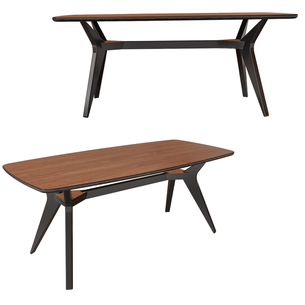 VOLOSHEK – Dining table Boomerang 3D Model VOLOSHEK – Dining table Boomerang 3D Model