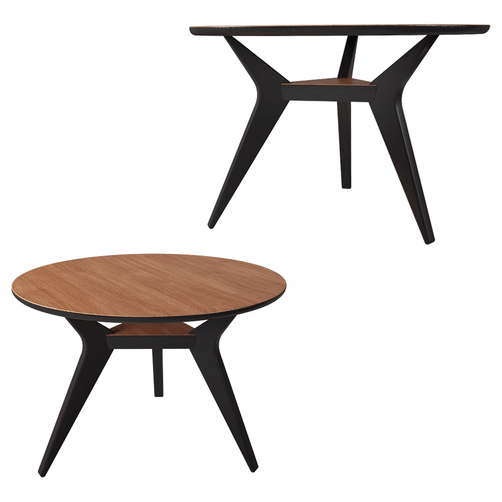 VOLOSHEK – Dining table Boomerang Round 3D Model VOLOSHEK – Dining table Boomerang Round 3D Model