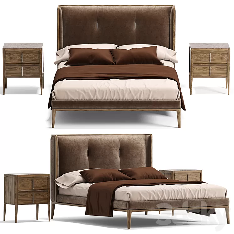 Volpi hanna bed 3D Model