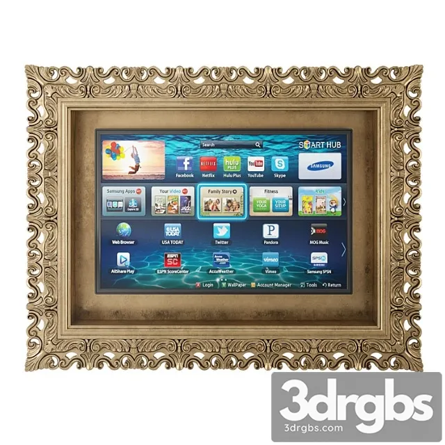 Volpi tv frame 3D Model Download