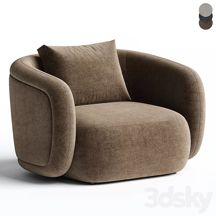 Volta Armchair 3D Model Free Download